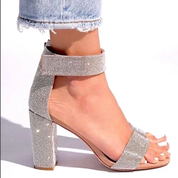 Jeffrey Campbell Kassidy Rhinestone Heel Sandals - Picture 5 of 5